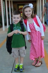 Peyton And Cooper Wingate Go To School